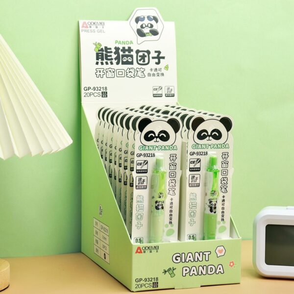 cartoon press gel pen