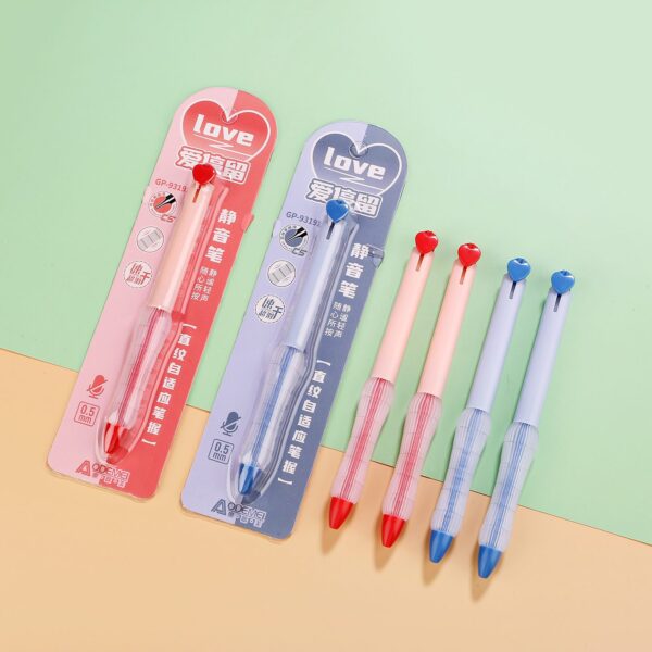 cartoon press gel pen