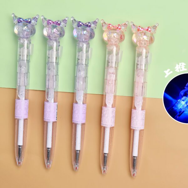 cartoon press gel pen