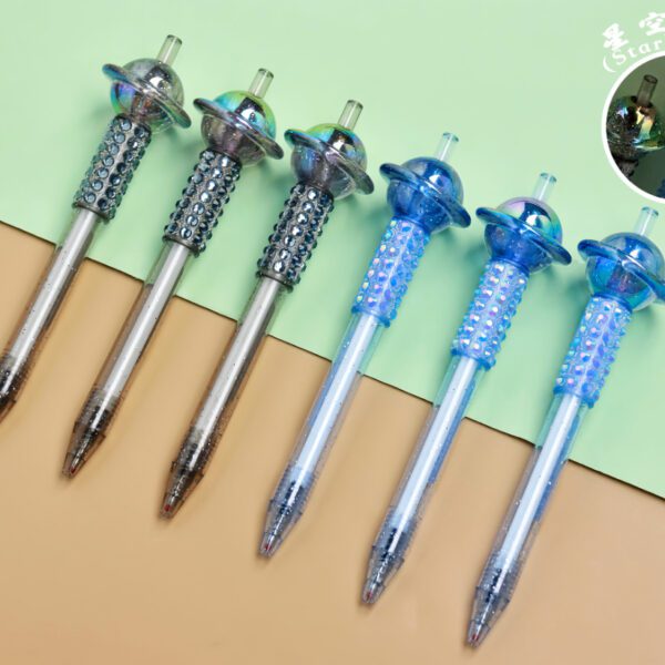 cartoon press gel pen