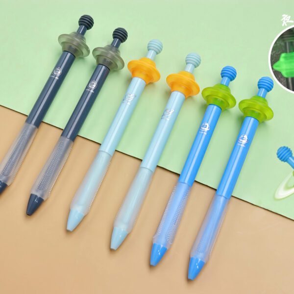 cartoon press gel pen