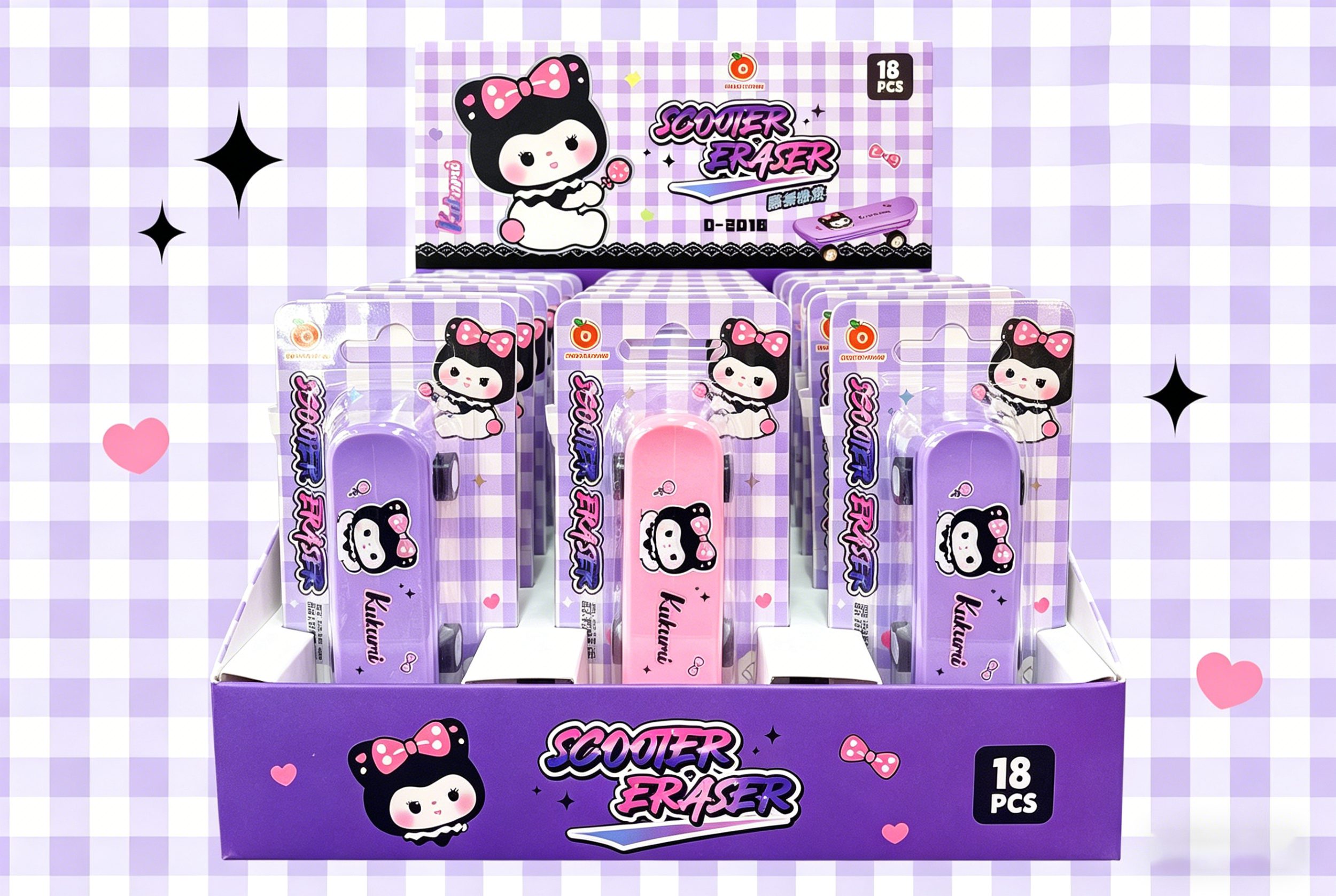 kumimi scooter erasers kumimi scooter erasers